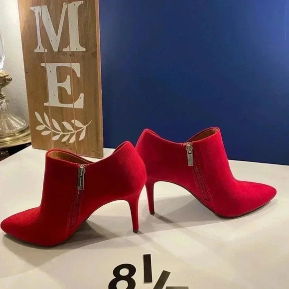 Jessica Simpson Red Stiletto Ankle Boots - Picture 6 of 7